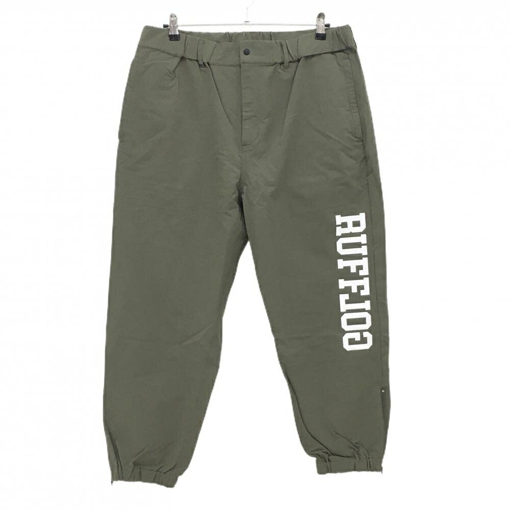 ラフロッグ ジョガーパンツ カーキ ストレッチ ウエストゴム＆調節紐 メンズ XXL ゴルフウェア 2024年モデル RUFFLOG
