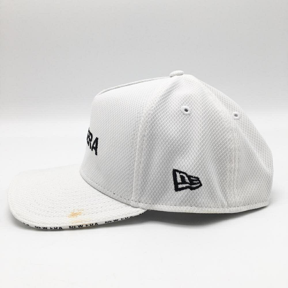 [クーポン対象品]ニューエラ キャップ 白×黒 ロゴ つば汚れ ゴルフウェア New Era
