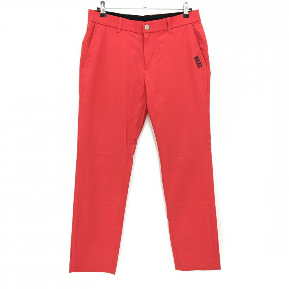 【美品】ワック パンツ レッド ロゴ黒 パンチング穴ロゴ ストレッチ メンズ 3(L) ...