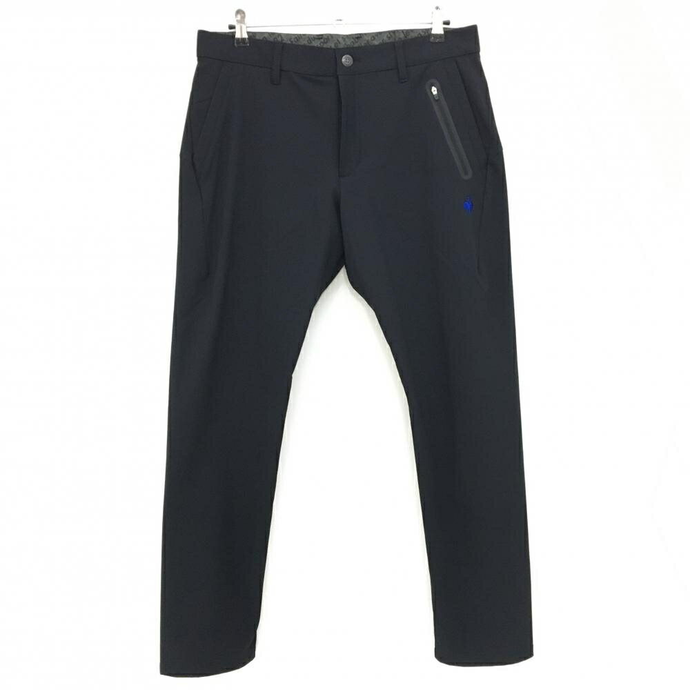 【超美品】ルコックゴルフ パンツ 黒 裏起毛 はっ水 ストレッチ WARM メンズ 88 ゴルフウェア 2024年モデル le coq sportif