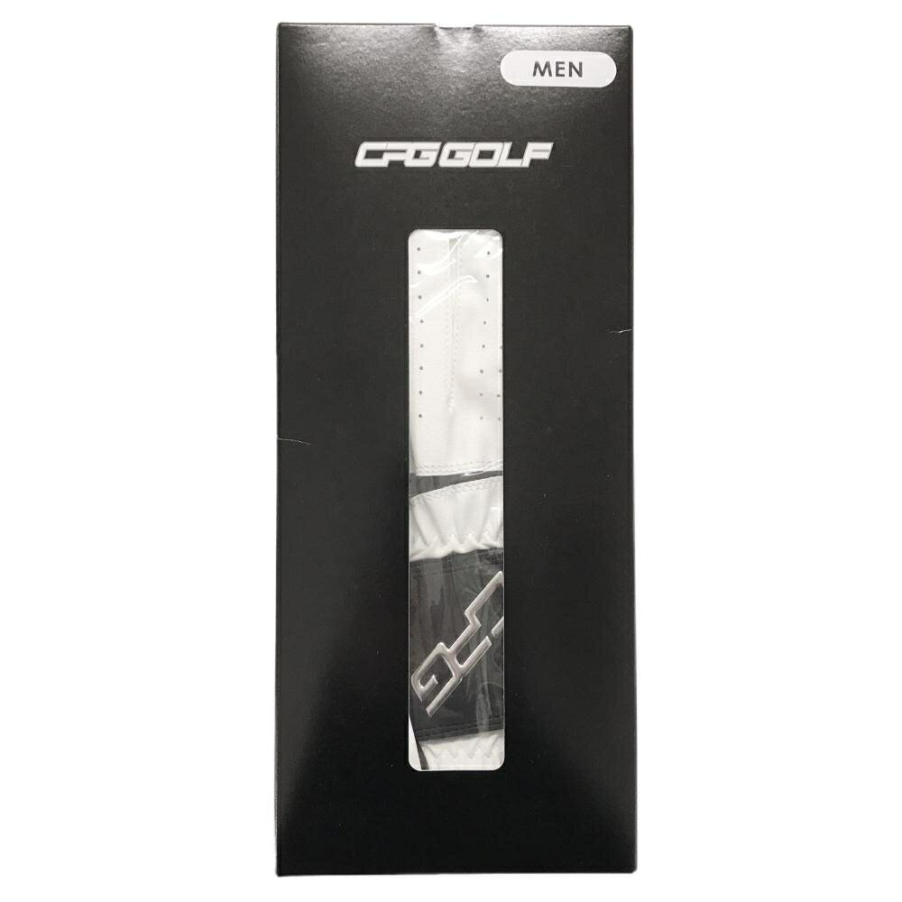 【新品】CPG グローブ 白 左手 ロゴ メンズ L ゴルフウェア CPG