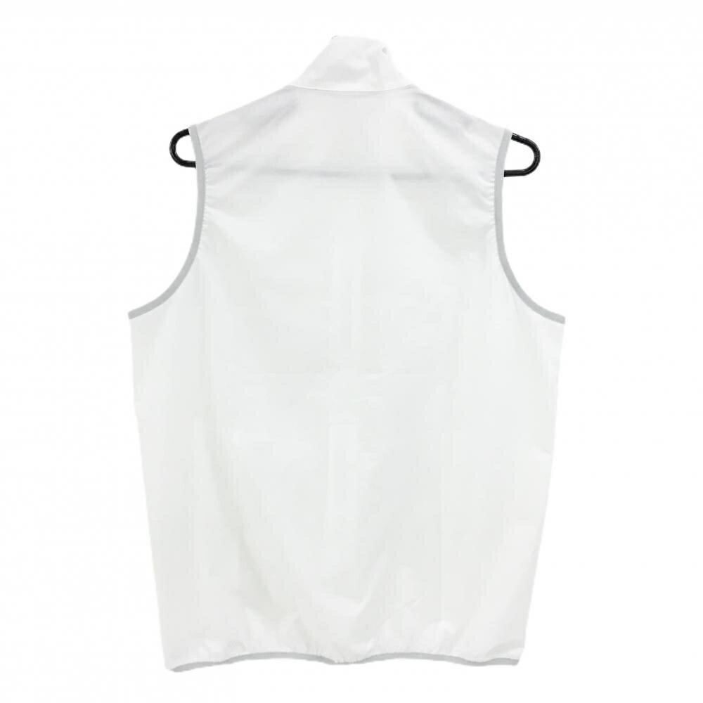 【超美品】ブリヂストンTOURB アウターベスト 白 ロゴ メンズ L ゴルフウェア Bridgestone