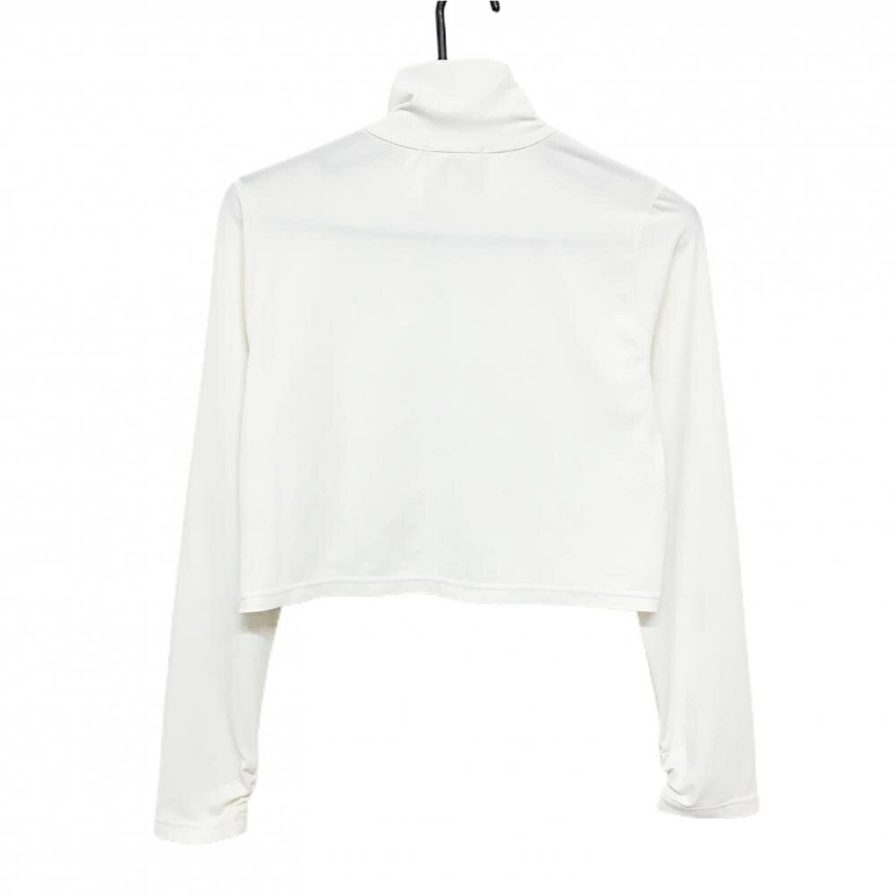 【超美品】ヒールクリーク ジャケット アイボリー ショート丈 スタッズ レディース 40(M) ゴルフウェア Heal Creek