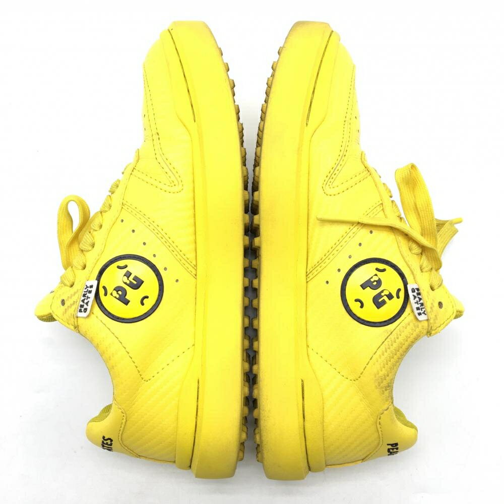 パーリーゲイツ ローカットゴルフシューズ イエロー 053-5192302 スパイクレス レディース 24.0 ゴルフウェア 2025年モデル PEARLY GATES