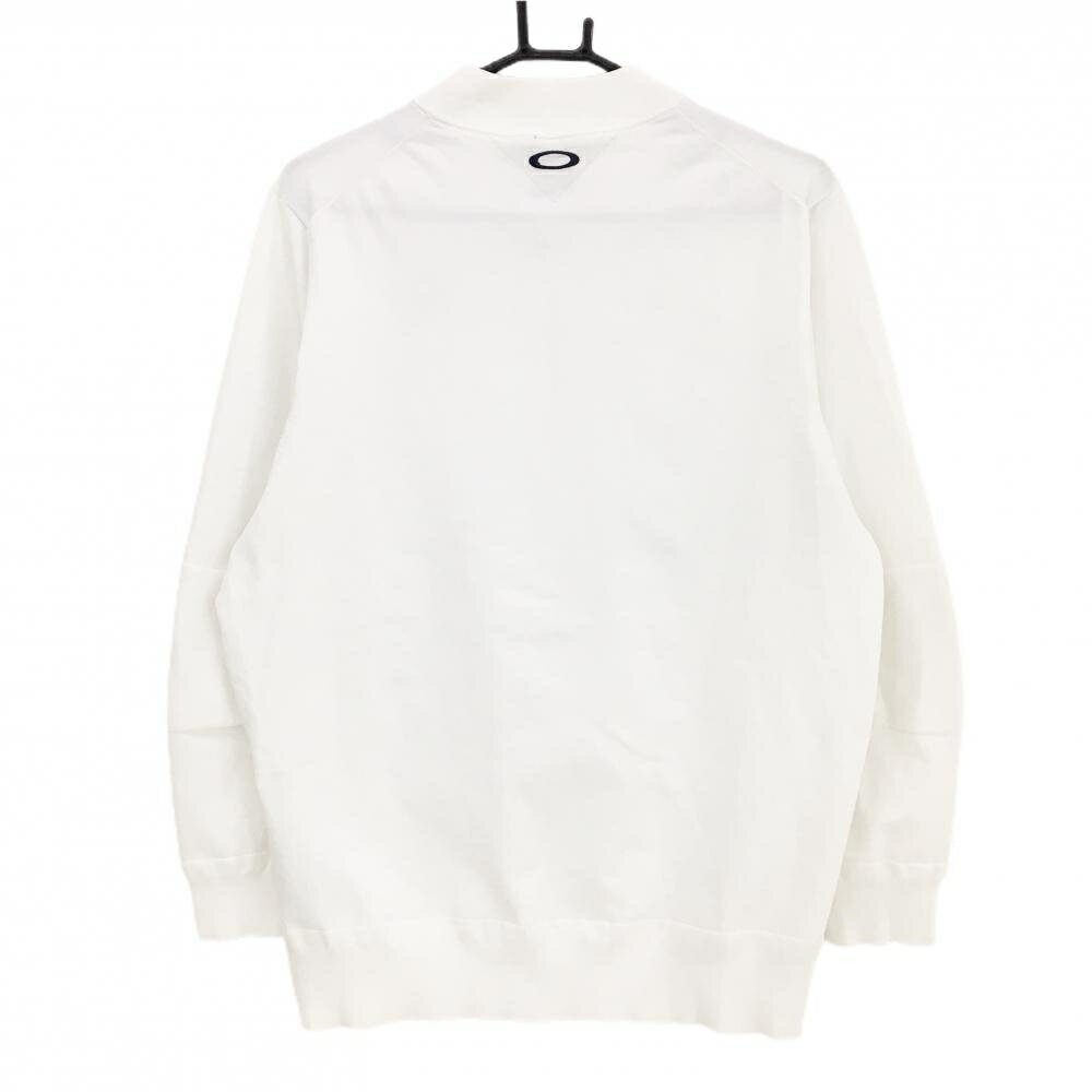 【美品】オークリー セーター 白 スカル ニット メンズ XL ゴルフウェア 2024年モデル Oakley
