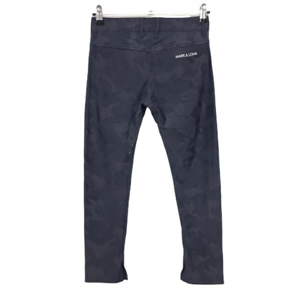 マークアンドロナ パンツ グレー 迷彩 カモフラ スカル レディース S ゴルフウェア MARK＆LONA