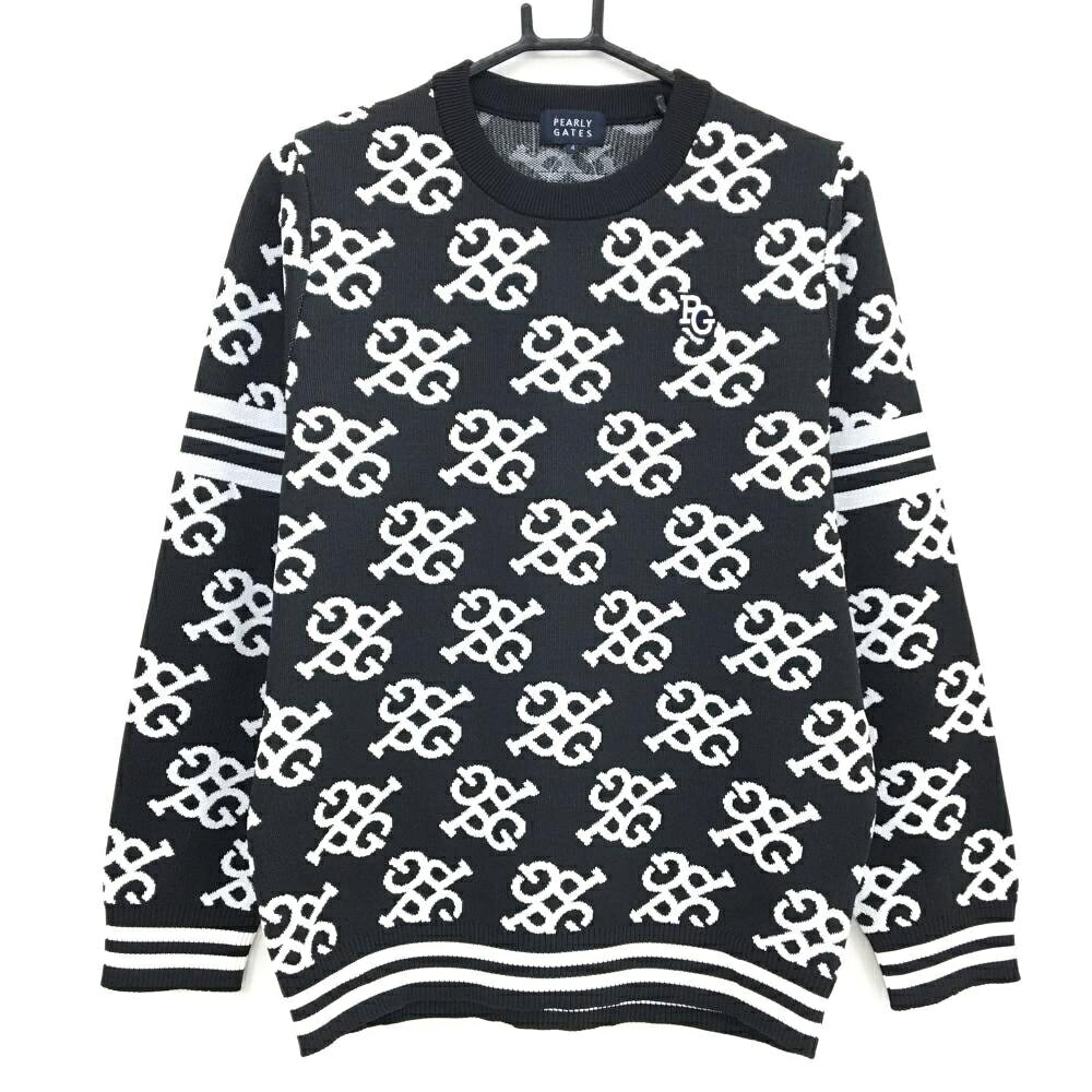 商品説明 ブランド PEARLY GATES アイテム セーター 表記サイズ 4 ※海外サイズの場合もございます。必ず実寸サイズをご確認ください。 実寸サイズ 　身幅：約52.5cm　袖丈：約59cm　肩幅：約37.5cm　着丈：約64cm ※実寸サイズの採寸方法については、こちらをご覧ください。 ★実寸サイズは平台に平置きして外寸を測定しており、商品によっては若干の誤差が生じます。数cmの誤差は予めご了承くださいませ。 特徴・仕様 適応時期 春 ・ 秋 商品ランク N コメント 品質タグ切り込み 商品ランク（ゴルフウェア） N 新品（タグ付き) S 新品未使用品（タグなし） A+ 使用感や汚れ等がない、または目立たない綺麗な中古品 A 使用感や汚れ等が少ない美品や良品 B+ 使用感や中小の汚れ等がある一般的な中古品 B 使用感や大中の汚れ等がある一般的な中古品 C 使用感や大中の汚れ、小さな穴等がある中古品 商品ランク（ゴルフシューズ） N 新品（タグ付き) S 新品未使用品（タグなし） A+ しわや汚れ等がない、または少ない綺麗な中古品 A しわや小さな汚れはあるが、使用感が少ない美品や良品 B+ しわや中小の汚れ、使用感がある一般的な中古品 B しわや大中の汚れ、使用感がある一般的な中古品 C しわや大中の汚れ、使用感がある中古品 D しわや大きな汚れ、使用感がある中古品 &nbsp;★A+～CランクはUSED品となりますので、神経質な方はご入札をお控えください。 &nbsp;★Nランクは新品商品ですが、一部保管時による汚れ等があります。商品説明や写真で必ずご確認ください。　