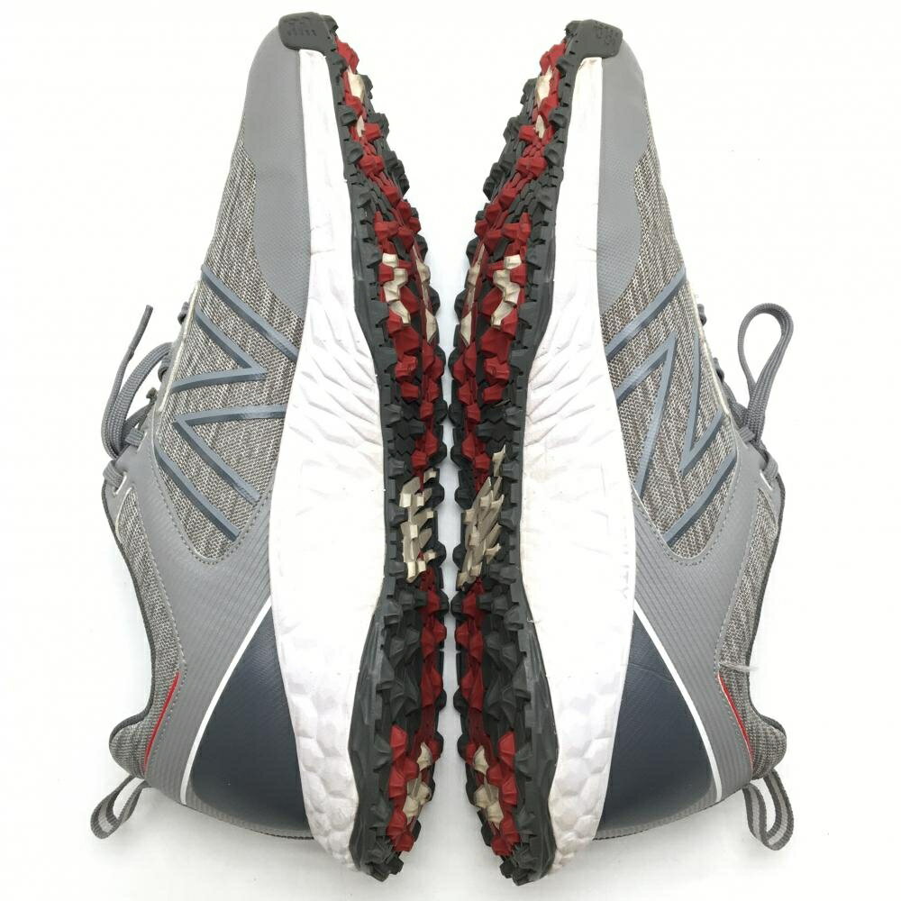 ニューバランス ゴルフシューズ 杢グレー×白 NBG4006GRC スパイクレス メンズ USA12.0(30.0相当) ゴルフウェア New Balance