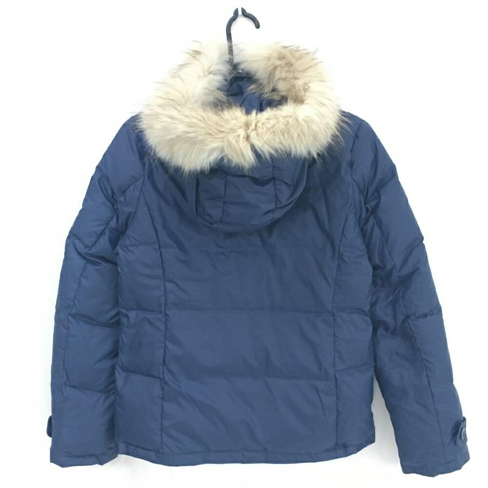 【美品】サマンサタバサUNDER25 2WAYダウンジャケット ネイビー×ベージュ レディース PRO ゴルフウェア Samantha Thavasa