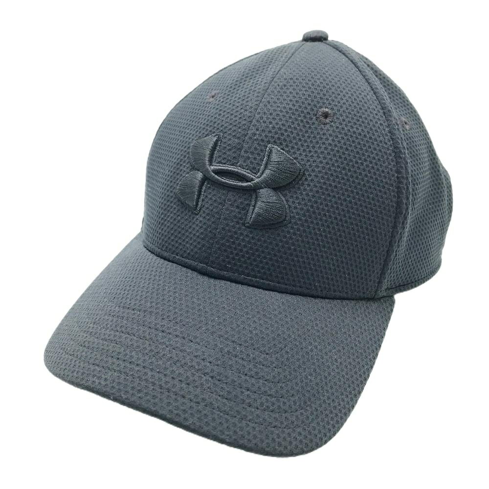 Under Armour - [クーポン対象品]アンダーアーマー キャップ 黒 立体ロゴ刺しゅう L/XL ゴルフウェア UNDER ARMOUR
