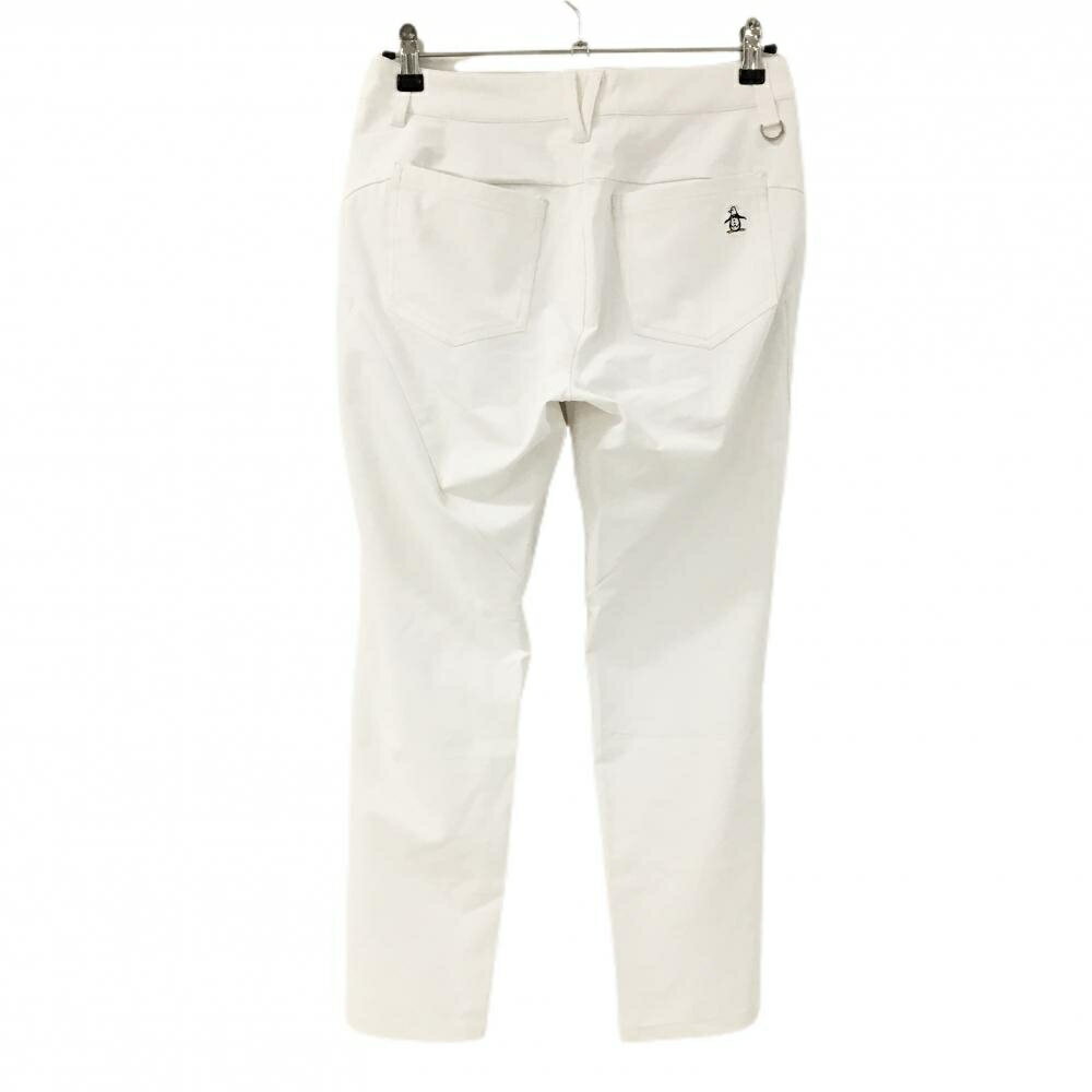 マンシングウェア パンツ 白 ロゴプリント 後ろ刺しゅう レディース 11 ゴルフウェア Munsingwear