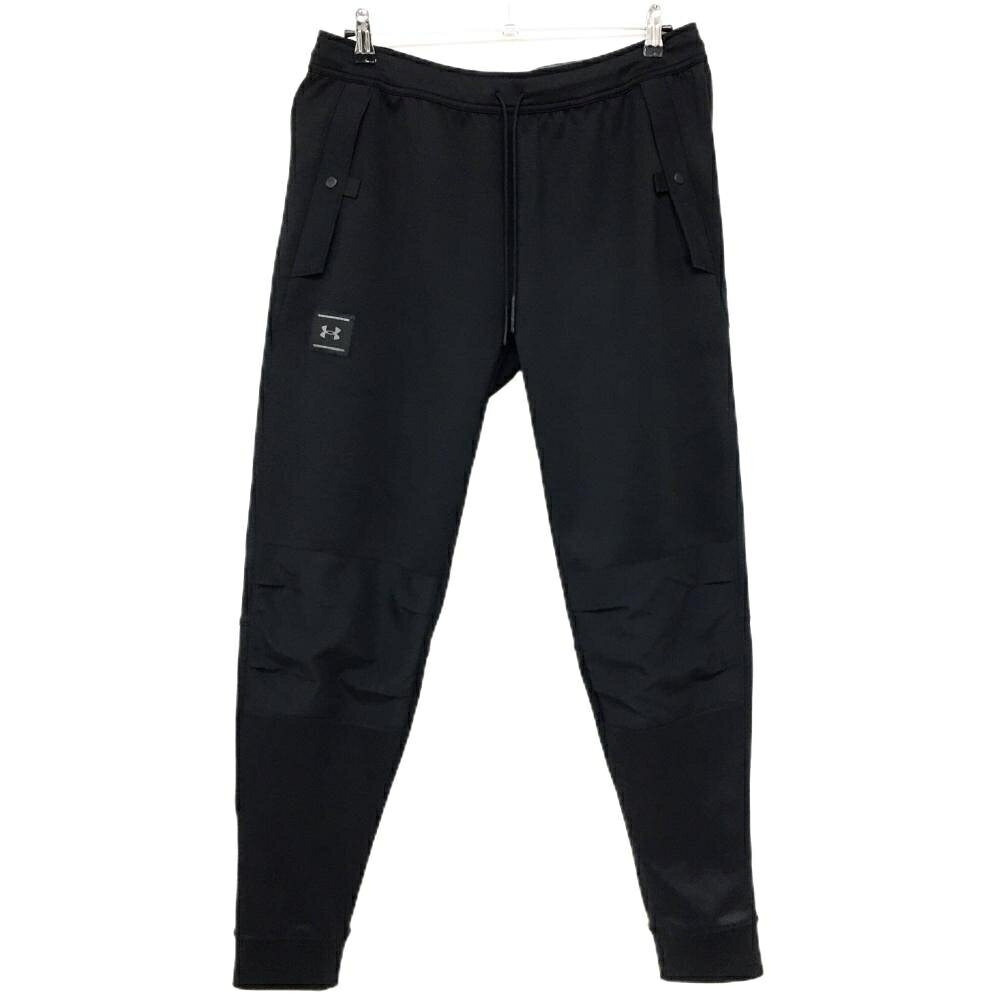 Under Armour - 【美品】アンダーアーマー ジョガーパンツ 黒 ウエストゴム＆調節紐 メンズ 2XL/2TG/EEG ゴルフウェア UNDER ARMOUR