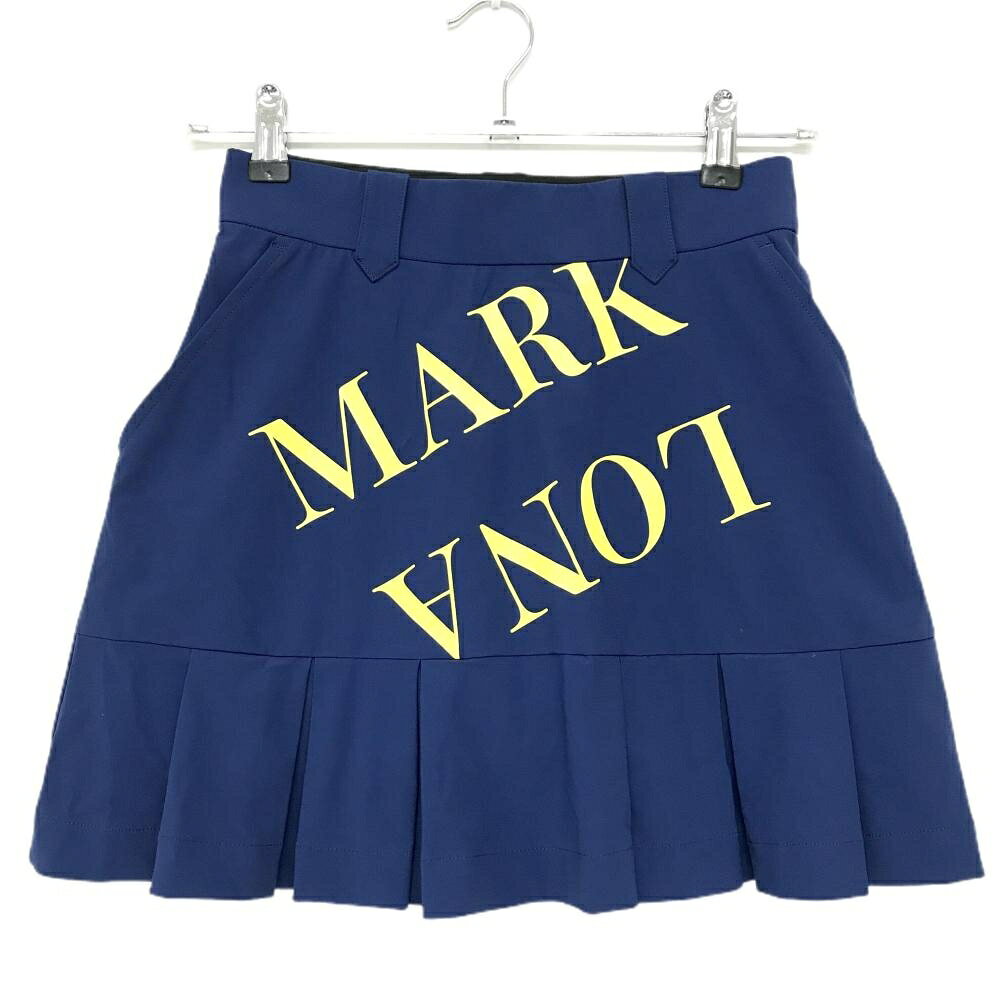 美品 MARK&LONA マークアンドロナ ブランドロゴ オールシーズン スカート ポリエステル ホワイト レディース 00(SS)【古着】【中古】 MARK&LONA（マークアンドロナ） スカート 白 カモフラ スカル 総柄
