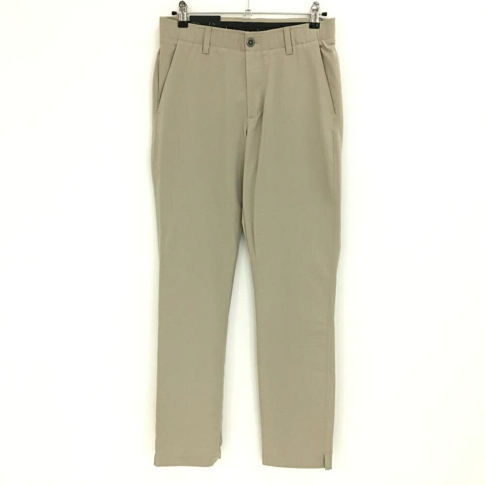 【新品】アンダーアーマー パンツ ベージュ ウエストバンド メンズ 32/34 ゴルフウェア UNDER ARMOUR
