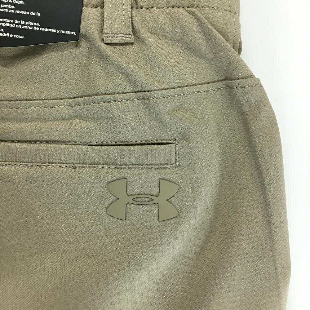 [クーポン対象品]【新品】アンダーアーマー パンツ ベージュ ウエストバンド メンズ 32/34 ゴルフウェア UNDER ARMOUR 3