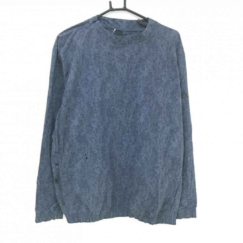ADIDAS - 【超美品】アディダス ブルゾン 杢グレー 肩ハーフジップ 薄手 メンズ O(XL) ゴルフウェア adidas