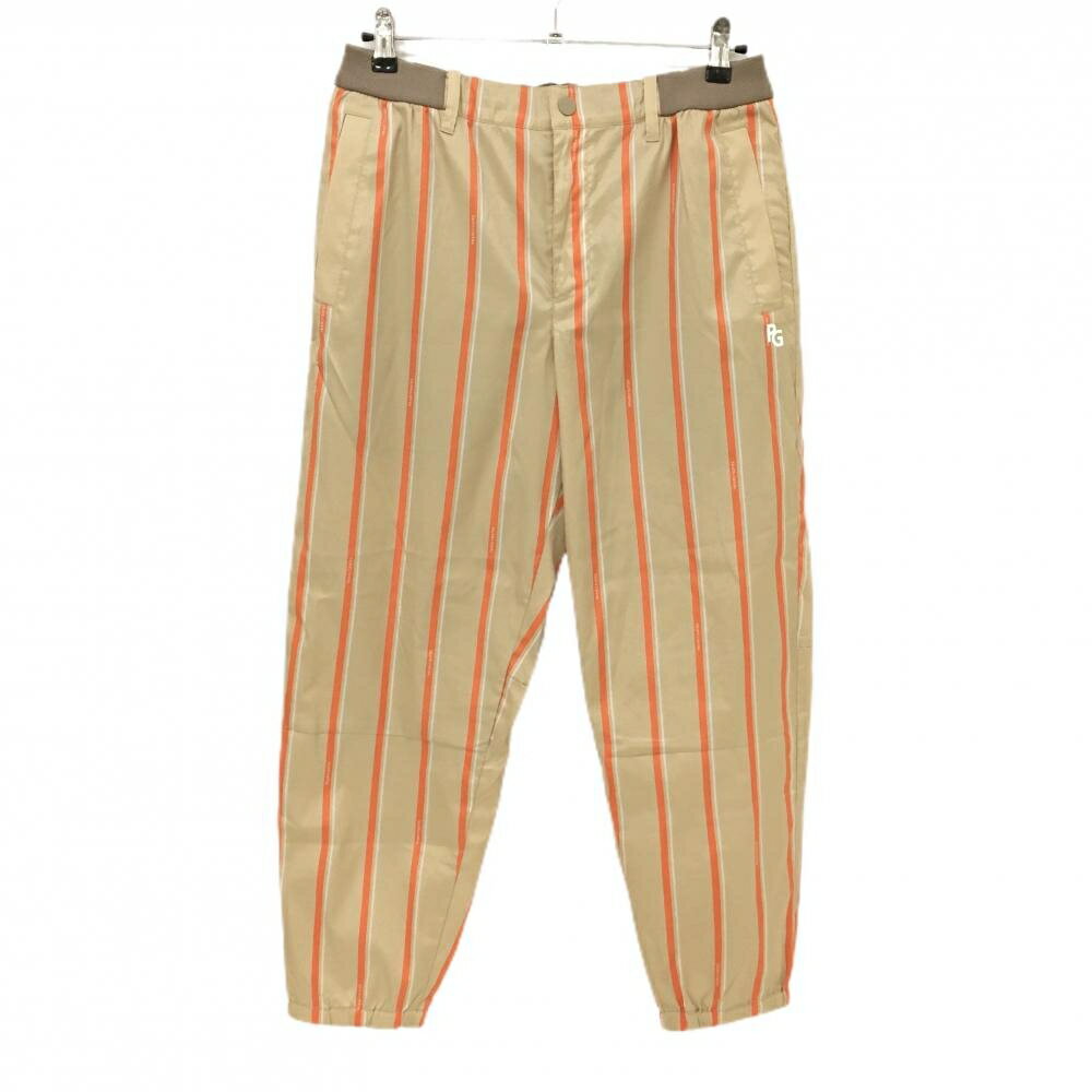 Men'S Wear - 【超美品】パーリーゲイツ パンツ ベージュ×オレンジ ストライプ ウエスト一部ゴム メンズ 4(M) ゴルフウェア 2024年モデル PEARLY GATES