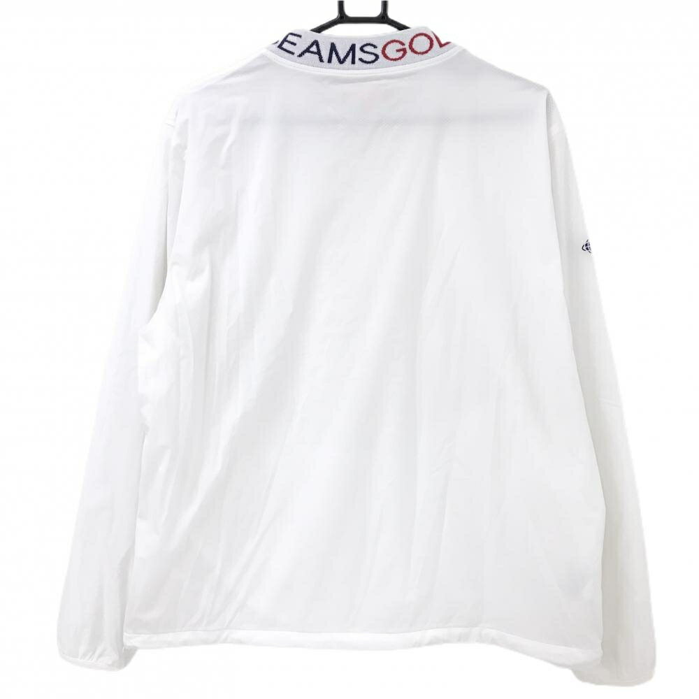 ビームスゴルフ スニード 白 裏地メッシュ ネックロゴ ブルゾン メンズ XL ゴルフウェア BEAMS GOLF