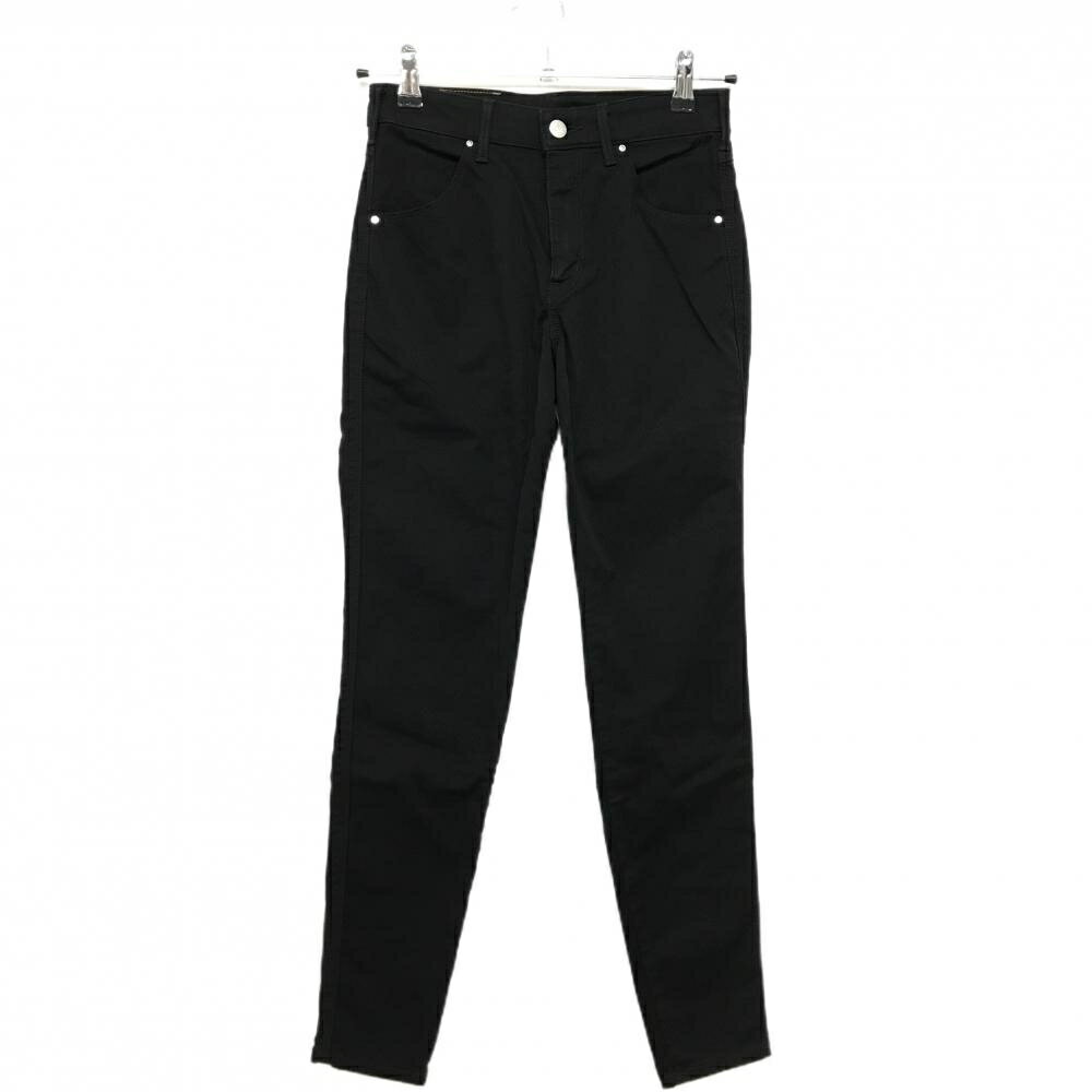 【超美品】リー パンツ 黒 シンプル ストレッチ レディース S ゴルフウェア Lee