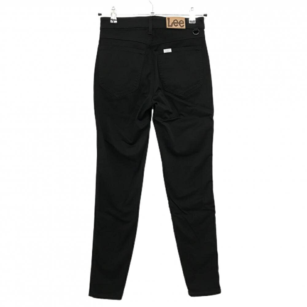 【超美品】リー パンツ 黒 シンプル ストレッチ レディース S ゴルフウェア Lee