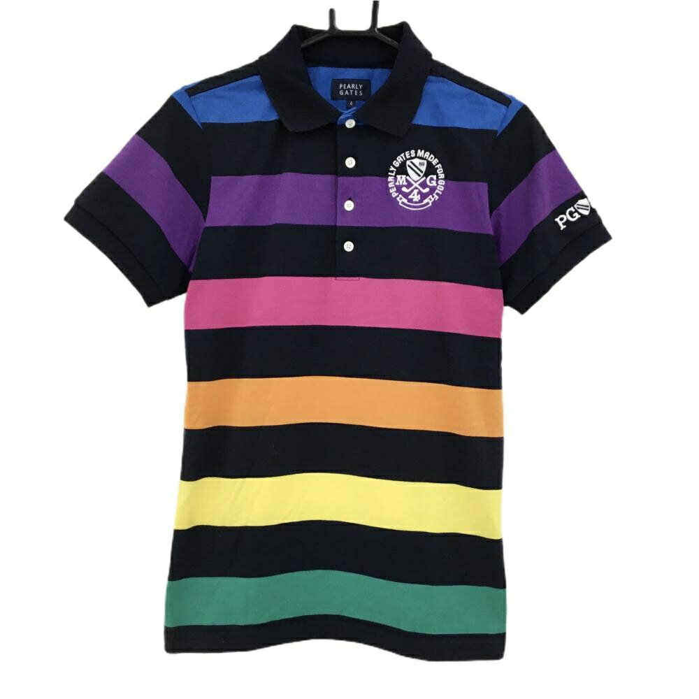 商品説明 ブランド PEARLY GATES アイテム 半袖ポロシャツ 表記サイズ 4 ※海外サイズの場合もございます。必ず実寸サイズをご確認ください。 実寸サイズ 　身幅：約49cm　袖丈：約20.5cm　肩幅：約39cm　着丈：約68cm ※実寸サイズの採寸方法については、こちらをご覧ください。 ★実寸サイズは平台に平置きして外寸を測定しており、商品によっては若干の誤差が生じます。数cmの誤差は予めご了承くださいませ。 特徴・仕様 適応時期 夏 商品ランク A コメント 襟薄汚れ、左腰点汚れ 商品ランク（ゴルフウェア） N 新品（タグ付き) S 新品未使用品（タグなし） A+ 使用感や汚れ等がない、または目立たない綺麗な中古品 A 使用感や汚れ等が少ない美品や良品 B+ 使用感や中小の汚れ等がある一般的な中古品 B 使用感や大中の汚れ等がある一般的な中古品 C 使用感や大中の汚れ、小さな穴等がある中古品 商品ランク（ゴルフシューズ） N 新品（タグ付き) S 新品未使用品（タグなし） A+ しわや汚れ等がない、または少ない綺麗な中古品 A しわや小さな汚れはあるが、使用感が少ない美品や良品 B+ しわや中小の汚れ、使用感がある一般的な中古品 B しわや大中の汚れ、使用感がある一般的な中古品 C しわや大中の汚れ、使用感がある中古品 D しわや大きな汚れ、使用感がある中古品 &nbsp;★A+～CランクはUSED品となりますので、神経質な方はご入札をお控えください。 &nbsp;★Nランクは新品商品ですが、一部保管時による汚れ等があります。商品説明や写真で必ずご確認ください。　