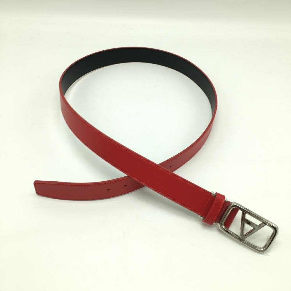 【未使用品】アルチビオ トップ式ベルト レッド バックルシルバー メンズ ゴルフウェア archivio