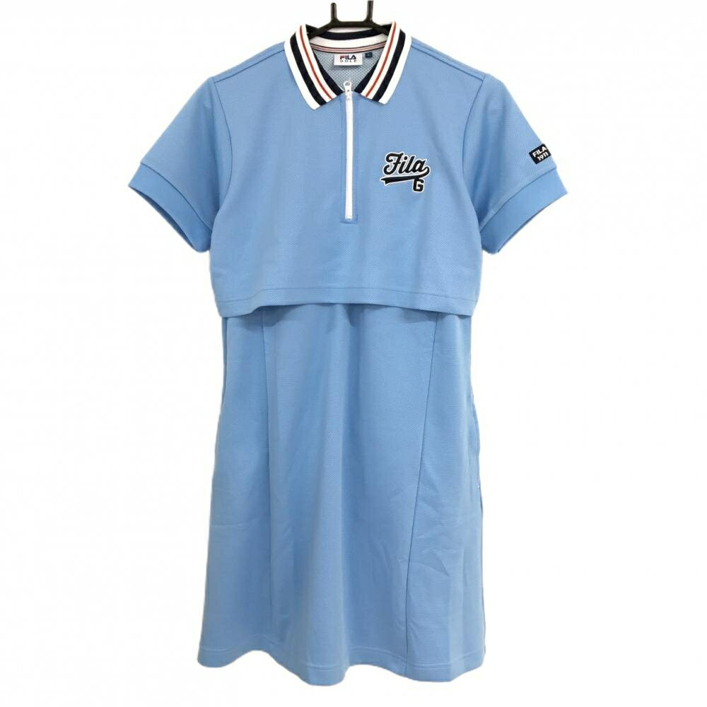 商品説明 ブランド FILA GOLF アイテム ワンピース 表記サイズ L ※海外サイズの場合もございます。必ず実寸サイズをご確認ください。 実寸サイズ 　身幅：約48.5cm　袖丈：約19cm　肩幅：約37.5cm　着丈：約87cm ※実寸サイズの採寸方法については、こちらをご覧ください。 ★実寸サイズは平台に平置きして外寸を測定しており、商品によっては若干の誤差が生じます。数cmの誤差は予めご了承くださいませ。 特徴・仕様 適応時期 春 ・ 夏 商品ランク N コメント 腹部内側保管時の汚れ 商品ランク（ゴルフウェア） N 新品（タグ付き) S 新品未使用品（タグなし） A+ 使用感や汚れ等がない、または目立たない綺麗な中古品 A 使用感や汚れ等が少ない美品や良品 B+ 使用感や中小の汚れ等がある一般的な中古品 B 使用感や大中の汚れ等がある一般的な中古品 C 使用感や大中の汚れ、小さな穴等がある中古品 商品ランク（ゴルフシューズ） N 新品（タグ付き) S 新品未使用品（タグなし） A+ しわや汚れ等がない、または少ない綺麗な中古品 A しわや小さな汚れはあるが、使用感が少ない美品や良品 B+ しわや中小の汚れ、使用感がある一般的な中古品 B しわや大中の汚れ、使用感がある一般的な中古品 C しわや大中の汚れ、使用感がある中古品 D しわや大きな汚れ、使用感がある中古品 &nbsp;★A+～CランクはUSED品となりますので、神経質な方はご入札をお控えください。 &nbsp;★Nランクは新品商品ですが、一部保管時による汚れ等があります。商品説明や写真で必ずご確認ください。　