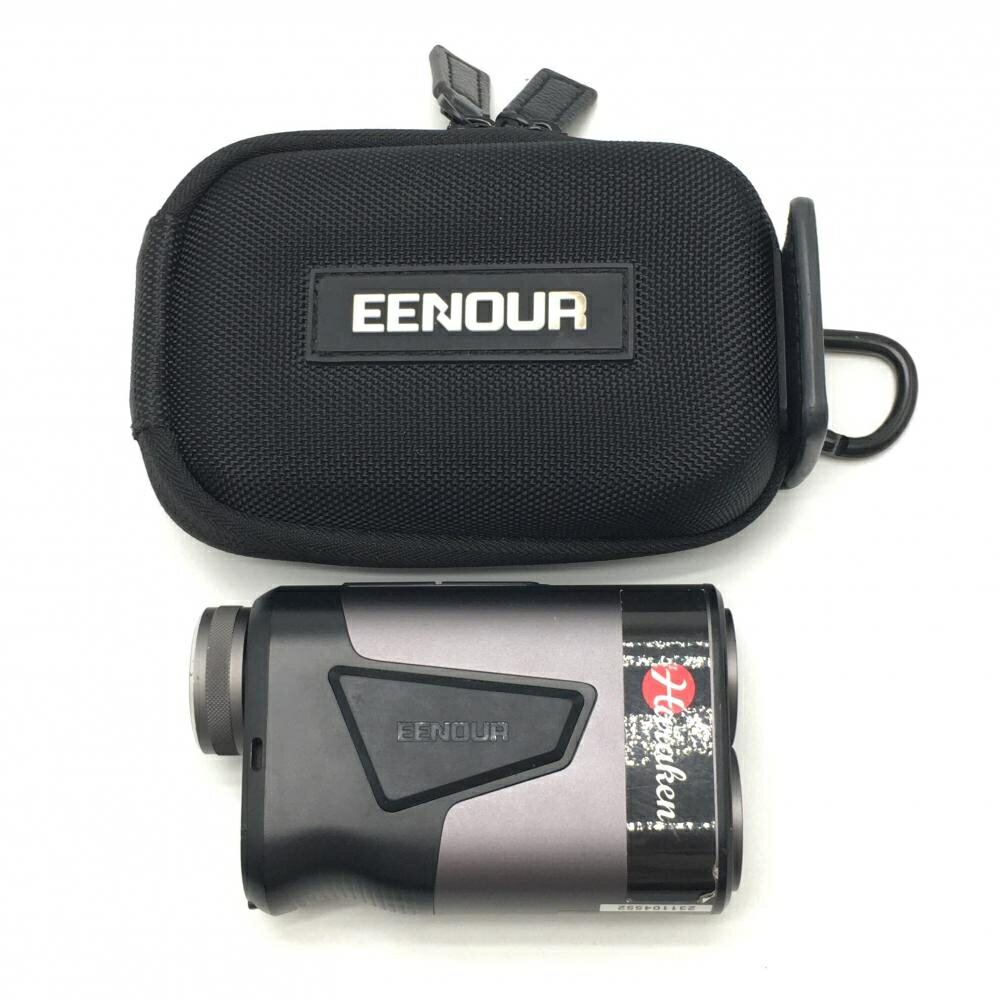 商品説明 ブランド EENOUR アイテム レーザー距離計 表記サイズ ※海外サイズの場合もございます。必ず実寸サイズをご確認ください。 実寸サイズ ※実寸サイズの採寸方法については、こちらをご覧ください。 ★実寸サイズは平台に平置きして外寸を測定しており、商品によっては若干の誤差が生じます。数cmの誤差は予めご了承くださいませ。 特徴・仕様 付属品 商品ランク B+ コメント 傷、シール有、ケース汚れ 商品ランク（ゴルフウェア） N 新品（タグ付き) S 新品未使用品（タグなし） A+ 使用感や汚れ等がない、または目立たない綺麗な中古品 A 使用感や汚れ等が少ない美品や良品 B+ 使用感や中小の汚れ等がある一般的な中古品 B 使用感や大中の汚れ等がある一般的な中古品 C 使用感や大中の汚れ、小さな穴等がある中古品 商品ランク（ゴルフシューズ） N 新品（タグ付き) S 新品未使用品（タグなし） A+ しわや汚れ等がない、または少ない綺麗な中古品 A しわや小さな汚れはあるが、使用感が少ない美品や良品 B+ しわや中小の汚れ、使用感がある一般的な中古品 B しわや大中の汚れ、使用感がある一般的な中古品 C しわや大中の汚れ、使用感がある中古品 D しわや大きな汚れ、使用感がある中古品 &nbsp;★A+～CランクはUSED品となりますので、神経質な方はご入札をお控えください。 &nbsp;★Nランクは新品商品ですが、一部保管時による汚れ等があります。商品説明や写真で必ずご確認ください。　