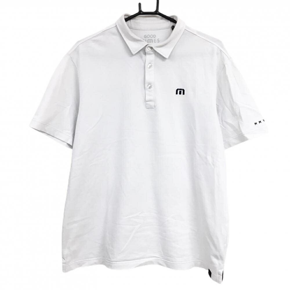 Other - トラヴィスマシュー 半袖ポロシャツ 白 ロゴ メンズ XL ゴルフウェア TravisMathew