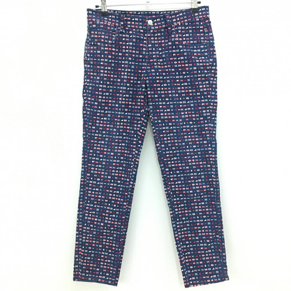 Men'S Wear - ジャックバニー パンツ ネイビー×レッド×白 国旗総柄 メンズ 4(M) ゴルフウェア Jack Bunny