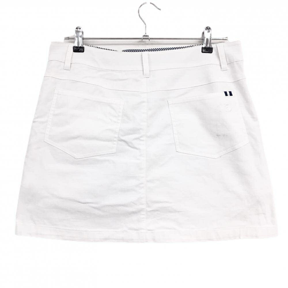 [クーポン対象品]フットジョイ スカート 白 ロゴ刺しゅう 内側インナーパンツ レディース XL ゴルフウェア FootJoy