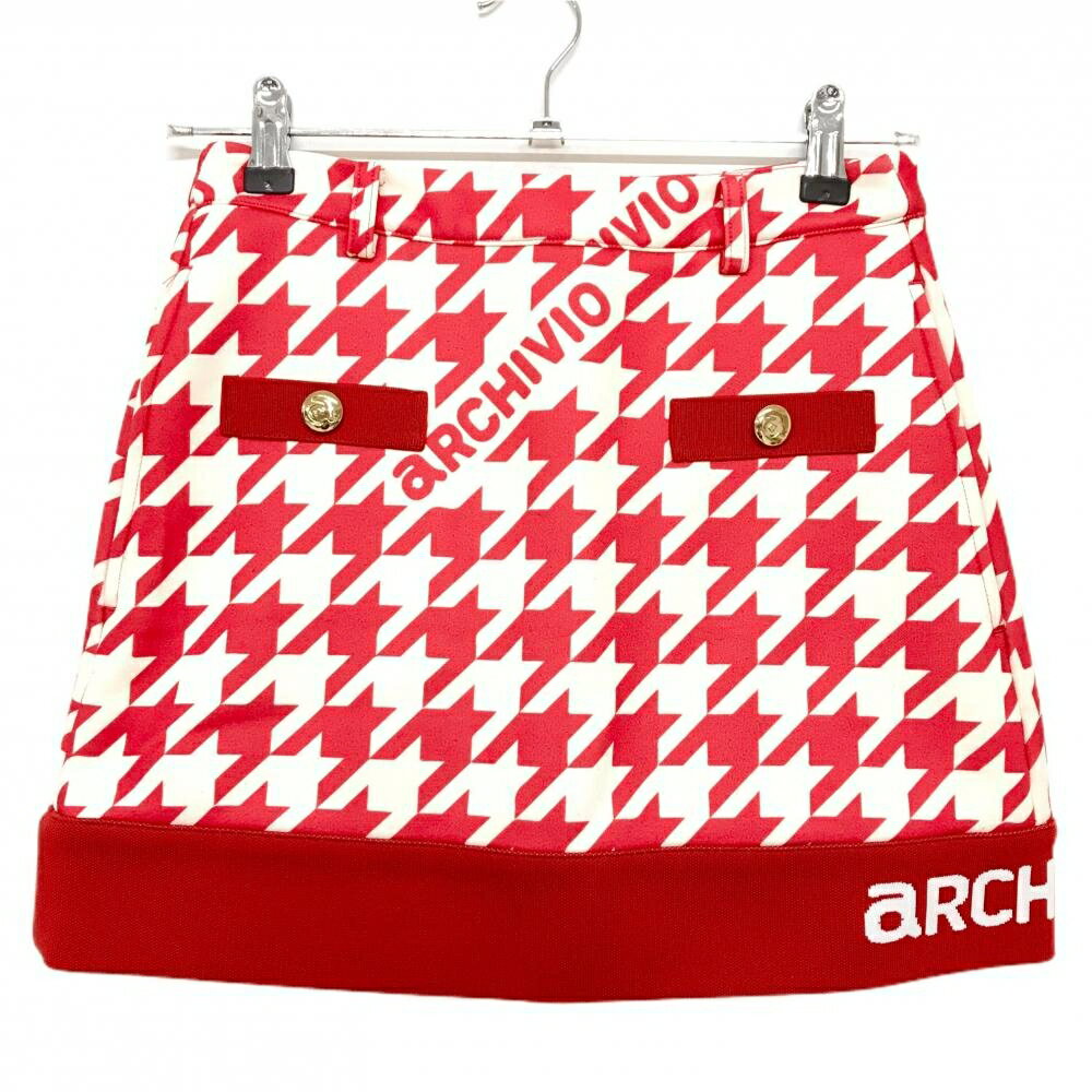 アルチビオ スカート レッド×白 千�