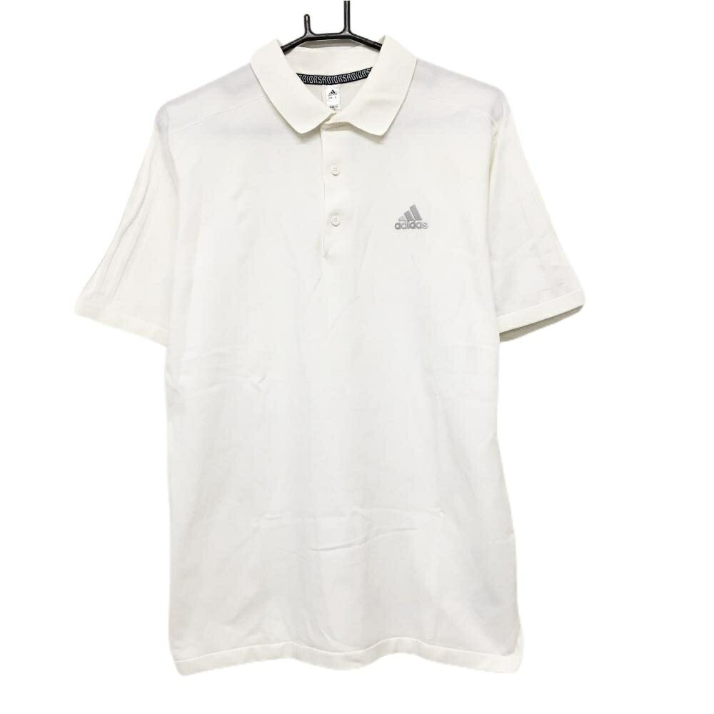 商品説明 ブランド adidas アイテム 半袖ニットポロシャツ 表記サイズ O ※海外サイズの場合もございます。必ず実寸サイズをご確認ください。 実寸サイズ 　身幅：約53.5cm　袖丈：約25cm　肩幅：約43.5cm　着丈：約68cm ※実寸サイズの採寸方法については、こちらをご覧ください。 ★実寸サイズは平台に平置きして外寸を測定しており、商品によっては若干の誤差が生じます。数cmの誤差は予めご了承くださいませ。 特徴・仕様 適応時期 春 ・ 夏 商品ランク B+ コメント 襟汚れ 商品ランク（ゴルフウェア） N 新品（タグ付き) S 新品未使用品（タグなし） A+ 使用感や汚れ等がない、または目立たない綺麗な中古品 A 使用感や汚れ等が少ない美品や良品 B+ 使用感や中小の汚れ等がある一般的な中古品 B 使用感や大中の汚れ等がある一般的な中古品 C 使用感や大中の汚れ、小さな穴等がある中古品 商品ランク（ゴルフシューズ） N 新品（タグ付き) S 新品未使用品（タグなし） A+ しわや汚れ等がない、または少ない綺麗な中古品 A しわや小さな汚れはあるが、使用感が少ない美品や良品 B+ しわや中小の汚れ、使用感がある一般的な中古品 B しわや大中の汚れ、使用感がある一般的な中古品 C しわや大中の汚れ、使用感がある中古品 D しわや大きな汚れ、使用感がある中古品 &nbsp;★A+～CランクはUSED品となりますので、神経質な方はご入札をお控えください。 &nbsp;★Nランクは新品商品ですが、一部保管時による汚れ等があります。商品説明や写真で必ずご確認ください。　