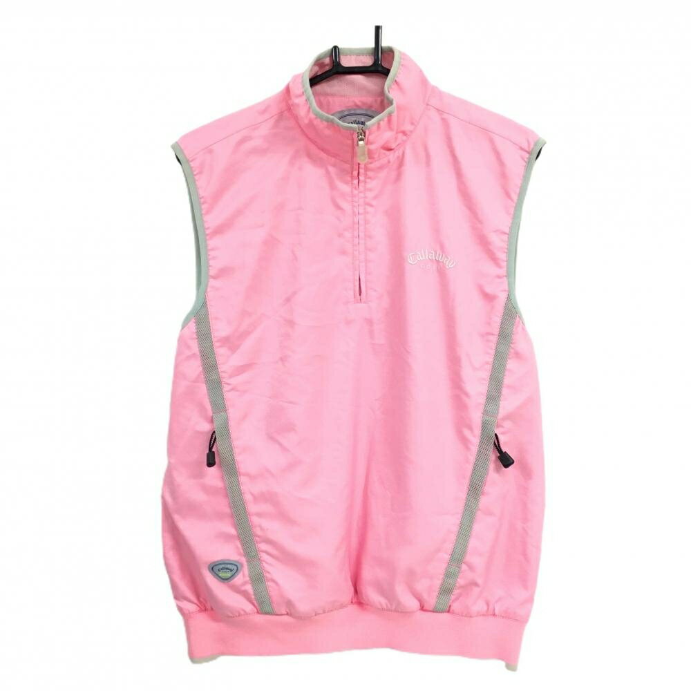 90'sRalph Lauren Golf ピンク ニットベスト Lサイズ Polo Ralph Lauren コットン ニット ベスト キッズ M ピンク ラルフ
