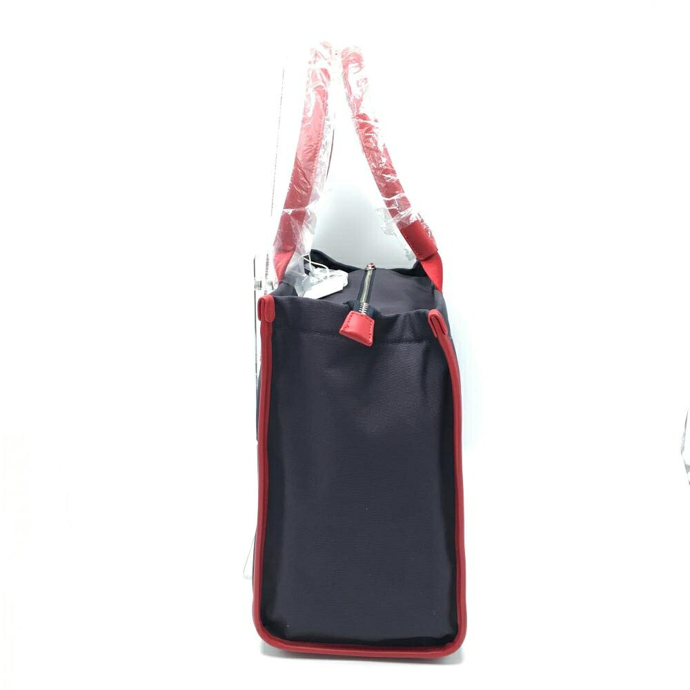 レオナード 楽天市場店の【新品】ディセンバーメイ ビッグトートバッグ ネイビー×レッド スクエアバッグ ゴルフ DECEMBERMAY｜アングル3
