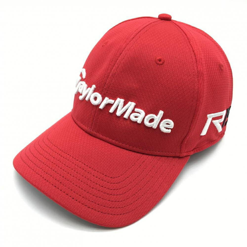 Men'S Wear - テーラーメイド キャップ レッド×白 立体ロゴ刺しゅう L/XL ゴルフウェア TaylorMade