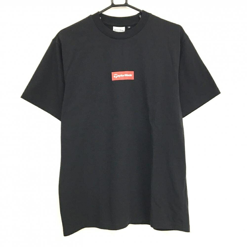 Other - 【超美品】テーラーメイド Tシャツ 黒 フロントロゴレッド メンズ O ゴルフウェア 2024年モデル TaylorMade