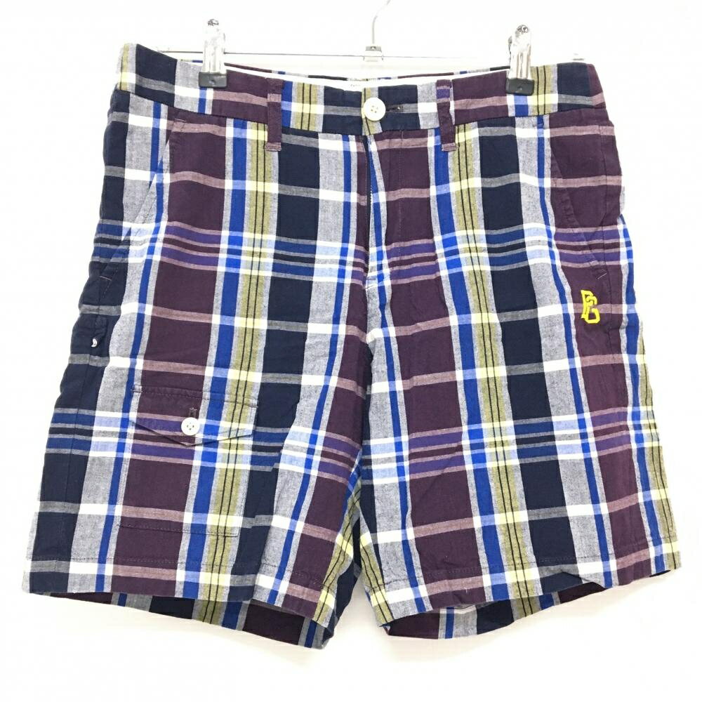 商品説明 ブランド PEARLY GATES アイテム ハーフパンツ 表記サイズ 1 ※海外サイズの場合もございます。必ず実寸サイズをご確認ください。 実寸サイズ 　ウエスト：約40cm　股上：約25.5cm　股下：約17.5cm　もも幅：約29.5cm　裾幅：約27.5cm ※実寸サイズの採寸方法については、こちらをご覧ください。 ★実寸サイズは平台に平置きして外寸を測定しており、商品によっては若干の誤差が生じます。数cmの誤差は予めご了承くださいませ。 特徴・仕様 適応時期 春 ・ 夏 ・ 秋 商品ランク A コメント 内側毛羽立ち 商品ランク（ゴルフウェア） N 新品（タグ付き) S 新品未使用品（タグなし） A+ 使用感や汚れ等がない、または目立たない綺麗な中古品 A 使用感や汚れ等が少ない美品や良品 B+ 使用感や中小の汚れ等がある一般的な中古品 B 使用感や大中の汚れ等がある一般的な中古品 C 使用感や大中の汚れ、小さな穴等がある中古品 商品ランク（ゴルフシューズ） N 新品（タグ付き) S 新品未使用品（タグなし） A+ しわや汚れ等がない、または少ない綺麗な中古品 A しわや小さな汚れはあるが、使用感が少ない美品や良品 B+ しわや中小の汚れ、使用感がある一般的な中古品 B しわや大中の汚れ、使用感がある一般的な中古品 C しわや大中の汚れ、使用感がある中古品 D しわや大きな汚れ、使用感がある中古品 &nbsp;★A+～CランクはUSED品となりますので、神経質な方はご入札をお控えください。 &nbsp;★Nランクは新品商品ですが、一部保管時による汚れ等があります。商品説明や写真で必ずご確認ください。　