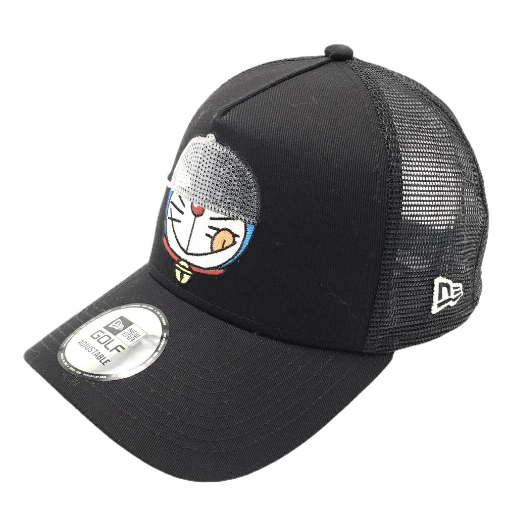 【新品】ニューエラ×ドラえもん キャップ 黒×白 スパンコール ゴルフウェア New Era