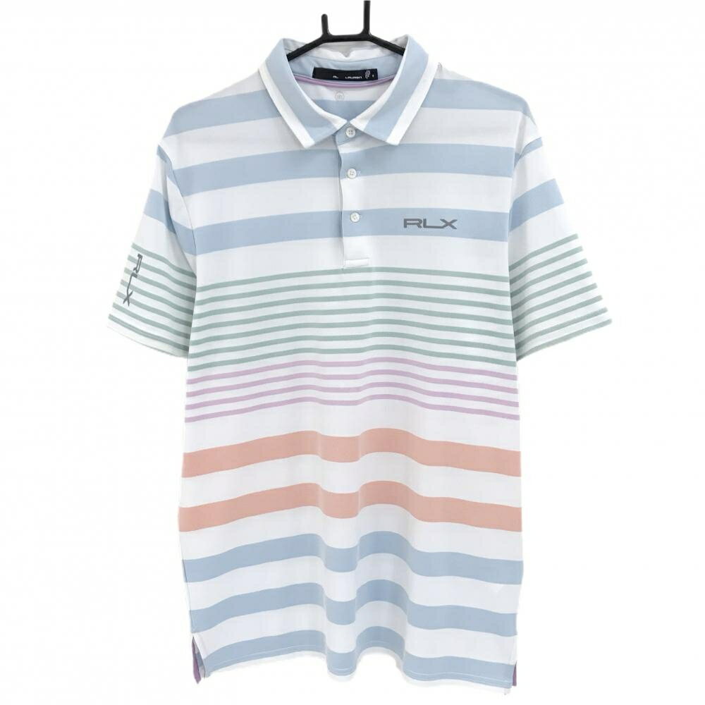 【美品】ポロゴルフ ラルフローレン プロフィット ポロシャツ 白 Lサイズ ラルフ ローレン（RALPH LAUREN）（メンズ）ゴルフウェア テーラード