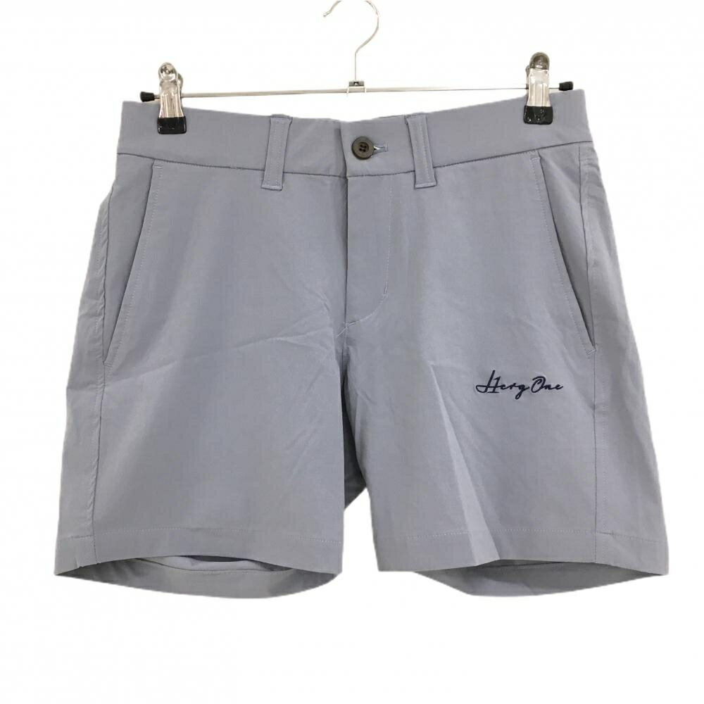 Men'S Wear - 【超美品】エルグワン ハーフパンツ ブルーグレー ロゴ刺しゅう ストレッチ メンズ III ゴルフウェア HERG1