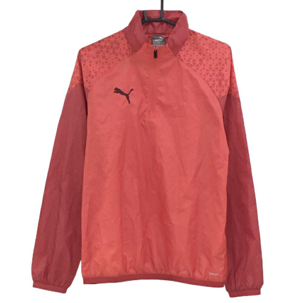 TAKEO KIKUCHI SPORT - プーマ ブルゾン レッド系 ハーフジップ 胸ロゴ 薄手 メンズ M ゴルフウェア PUMA