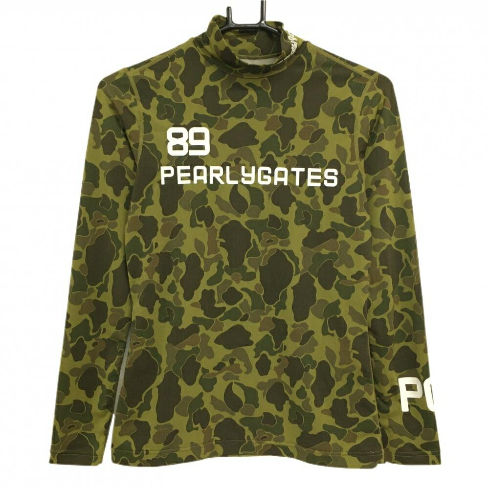 Under Armour - 【超美品】パーリーゲイツ ハイネックインナーシャツ カーキ×ダークブラウン系 迷彩風 レディース 1(M) ゴルフウェア PEARLY GATES