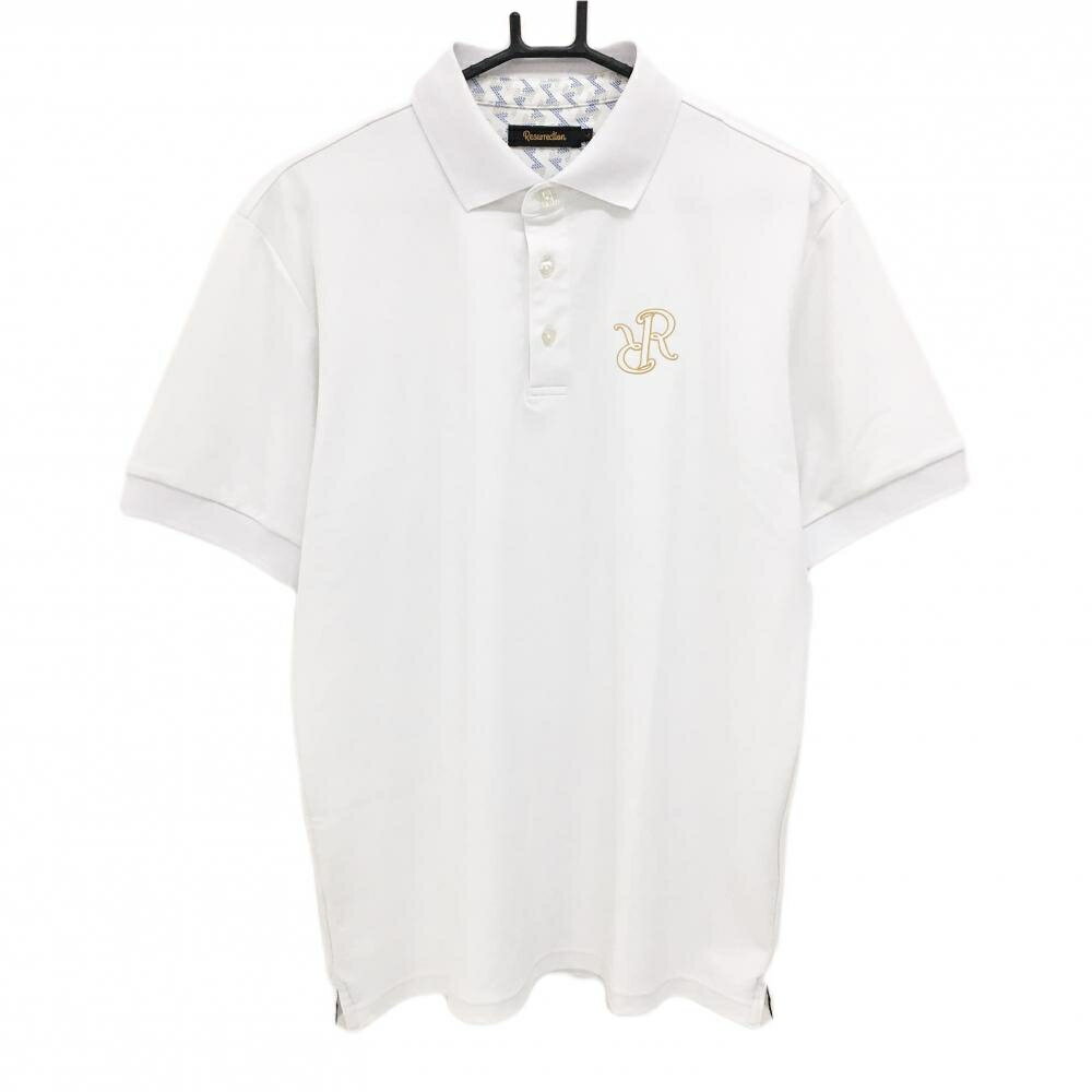 Other - レザレクション 半袖ポロシャツ 白 バックロゴ メンズ L ゴルフウェア Resurrection