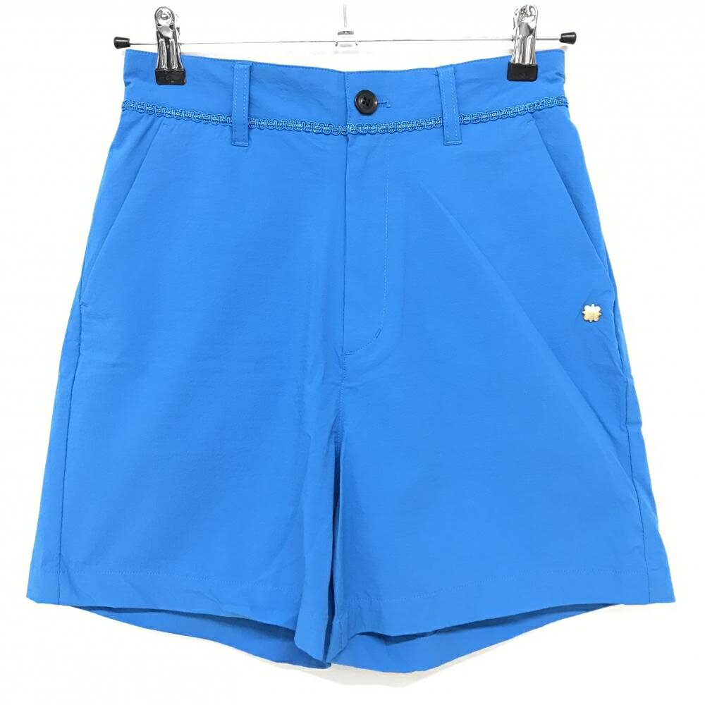 【超美品】セントアンドリュース ショートパンツ ブルー 接触冷感 ストレッチ 防透性 レディース S ゴルフウェア 2025年モデル St ANDREWS