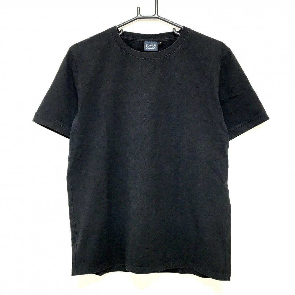 Other - ムータマリン Tシャツ 黒 ロゴ白 バックプリント ストレッチ メンズ 7(XL) ゴルフウェア muta