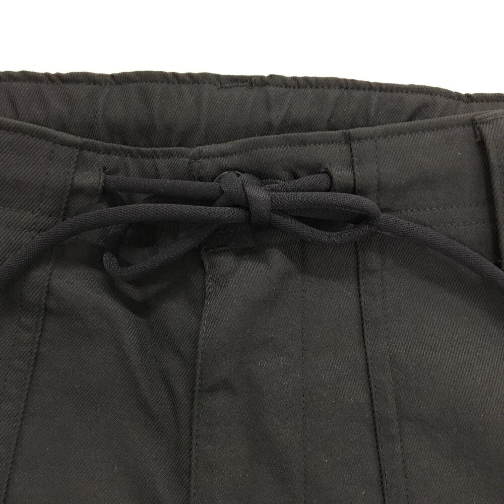 【超美品】アディダス パンツ 黒 ヒップロゴ ウエスト紐 メンズ M ゴルフウェア ad...