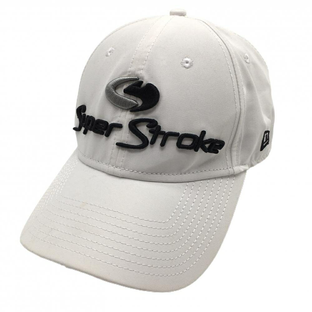 ニューエラ キャップ 白×黒 フロント刺しゅう ゴルフウェア New Era