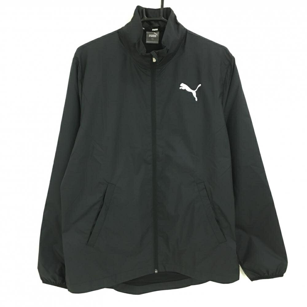 PUMA - 【未使用品】プーマ ジャケット 黒 ロゴ白 裏地メッシュ メンズ L ゴルフウェア 2024年モデル PUMA
