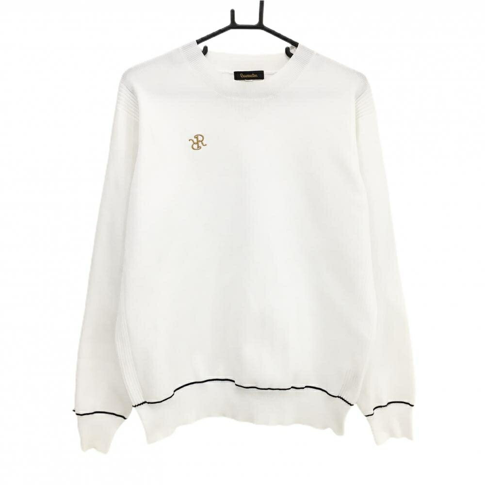 Other - レザレクション セーター 白 ロゴ刺しゅう ニット メンズ XL ゴルフウェア Resurrection